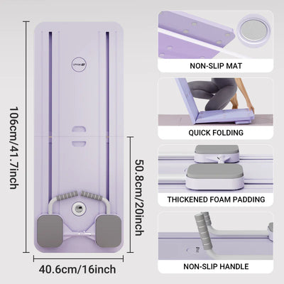 5-in-1 foldable pilates board