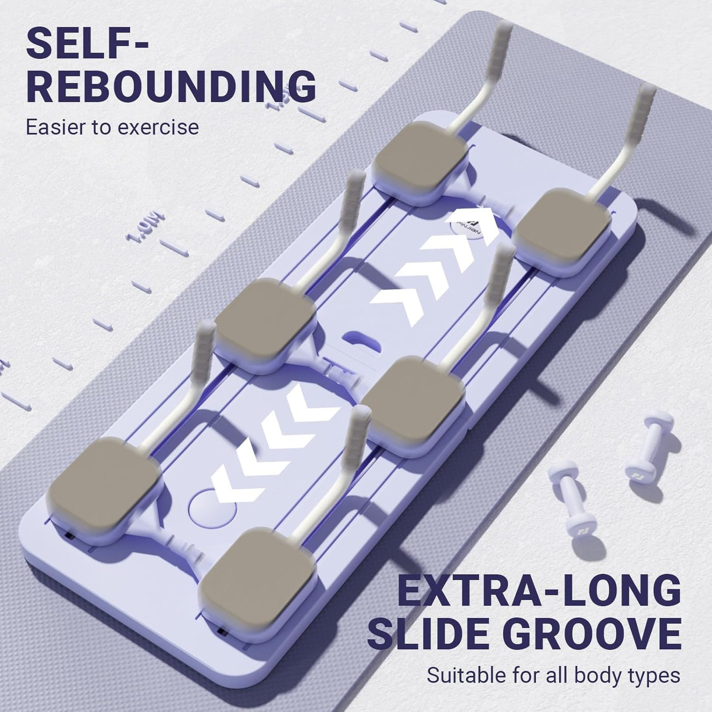 5-in-1 foldable pilates board